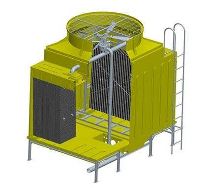 方形水轮机冷却塔